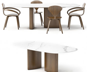 Modern Dining Table And Chairs-ID:679419032