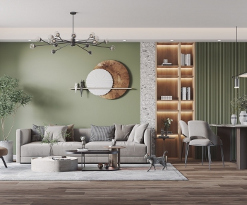 Nordic Style A Living Room-ID:668339015