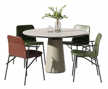 Modern Dining Table And Chairs-ID:624456883