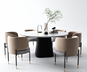 Modern Dining Table And Chairs-ID:521913059
