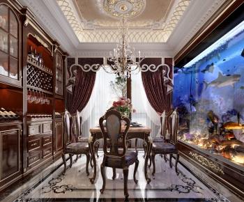 French Style Dining Room-ID:769409896