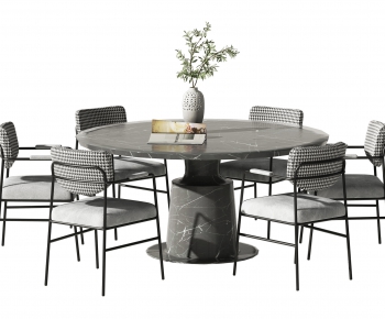 Modern Dining Table And Chairs-ID:617299084