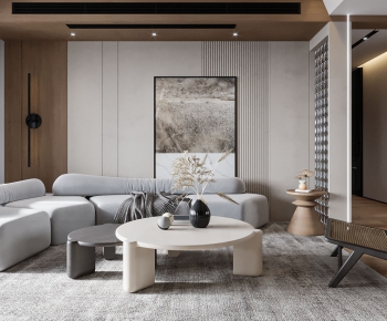 Wabi-sabi Style A Living Room-ID:912734035