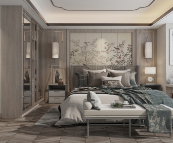 New Chinese Style Bedroom-ID:816181903
