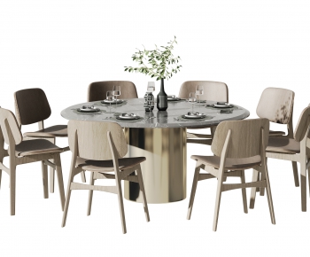 Modern Dining Table And Chairs-ID:452668912