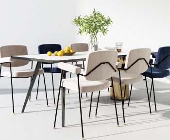 Modern Dining Table And Chairs-ID:151597988