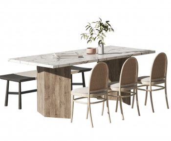 Modern Dining Table And Chairs-ID:605892904