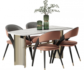 Modern Dining Table And Chairs-ID:912831074