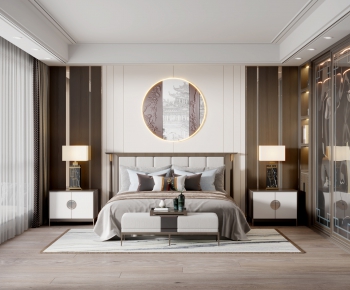 New Chinese Style Bedroom-ID:441178088