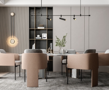 Modern Dining Table And Chairs-ID:606920001