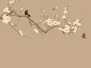 新中式花鸟壁画-ID:258625034