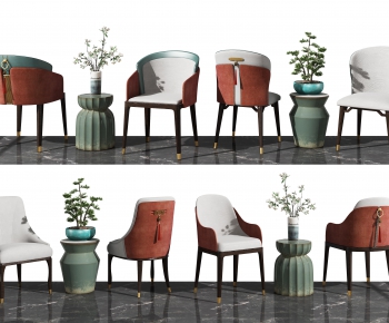 New Chinese Style Single Chair-ID:318948031