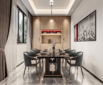 New Chinese Style Dining Room-ID:850678924