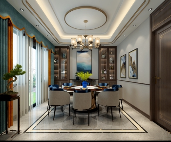 New Chinese Style Dining Room-ID:273255119