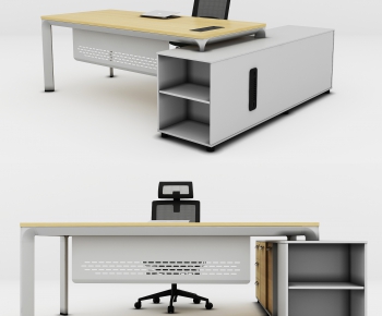 Modern Manager's Desk-ID:704885018