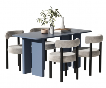 Modern Dining Table And Chairs-ID:437913897