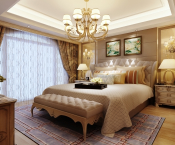 American Style Bedroom-ID:697849996