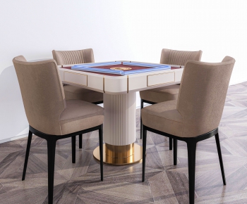 Modern Mahjong Tables And Chairs-ID:549282076