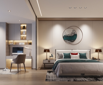 New Chinese Style Bedroom-ID:139269858