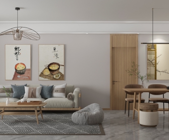 Japanese Style A Living Room-ID:196794997