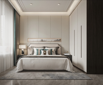 New Chinese Style Bedroom-ID:341889956