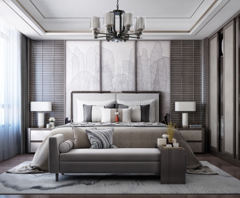 New Chinese Style Bedroom-ID:147588012