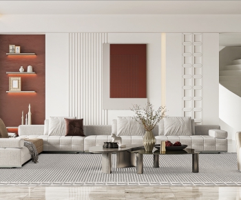 Modern A Living Room-ID:196639068