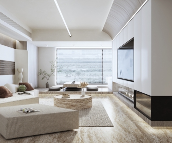 Wabi-sabi Style A Living Room-ID:129713063
