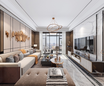 Modern A Living Room-ID:662009778