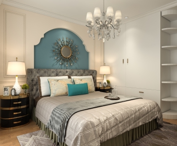 Simple European Style Bedroom-ID:514628895