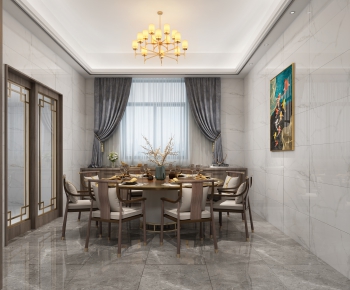 New Chinese Style Dining Room-ID:988299834