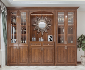 American Style Wine Cabinet-ID:899894954