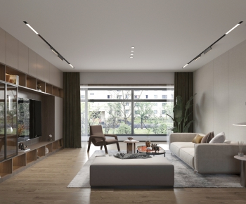 Modern A Living Room-ID:770889049