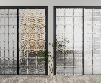 Modern Glass Screen Partition-ID:253598937