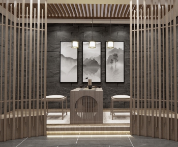 New Chinese Style Tea House-ID:588203919