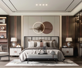 New Chinese Style Bedroom-ID:341749257