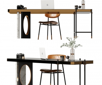 Modern Computer Desk And Chair-ID:882430084