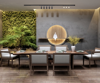 New Chinese Style Dining Room-ID:929253109