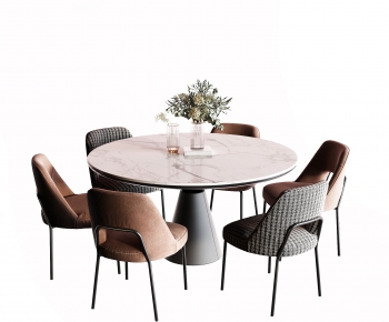 Modern Dining Table And Chairs-ID:658654931