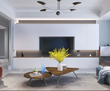 Modern A Living Room-ID:393865116