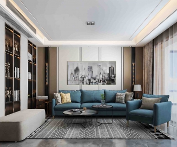 Modern A Living Room-ID:911210067