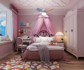 American Style Girl's Room Daughter's Room-ID:427630906