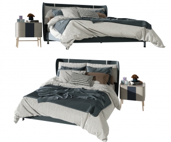 Modern Double Bed-ID:231034994