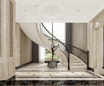 European Style Rotating Staircase-ID:282067068