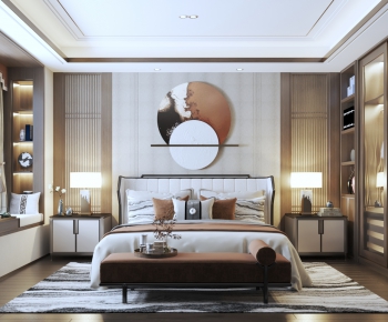 New Chinese Style Bedroom-ID:822616104