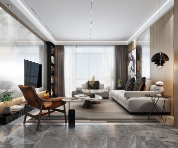 Modern A Living Room-ID:587445026