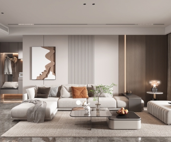 Modern A Living Room-ID:287916905