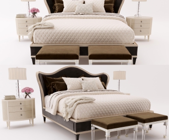 American Style Double Bed-ID:206897024