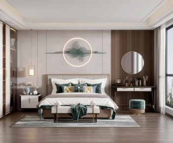 New Chinese Style Bedroom-ID:817004925
