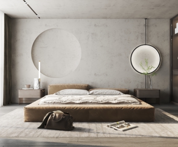 Wabi-sabi Style Bedroom-ID:840051895